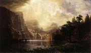 Albert Bierstadt Among the Sierra Nevada Mountains china oil painting reproduction